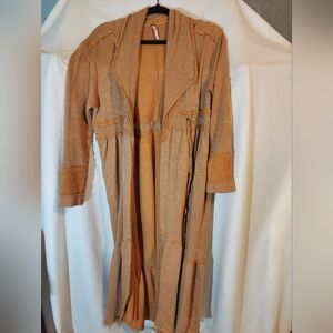 Free People Aphrodite Maxi Cardi -Soft Sweatshirt-style Duster Cardigan